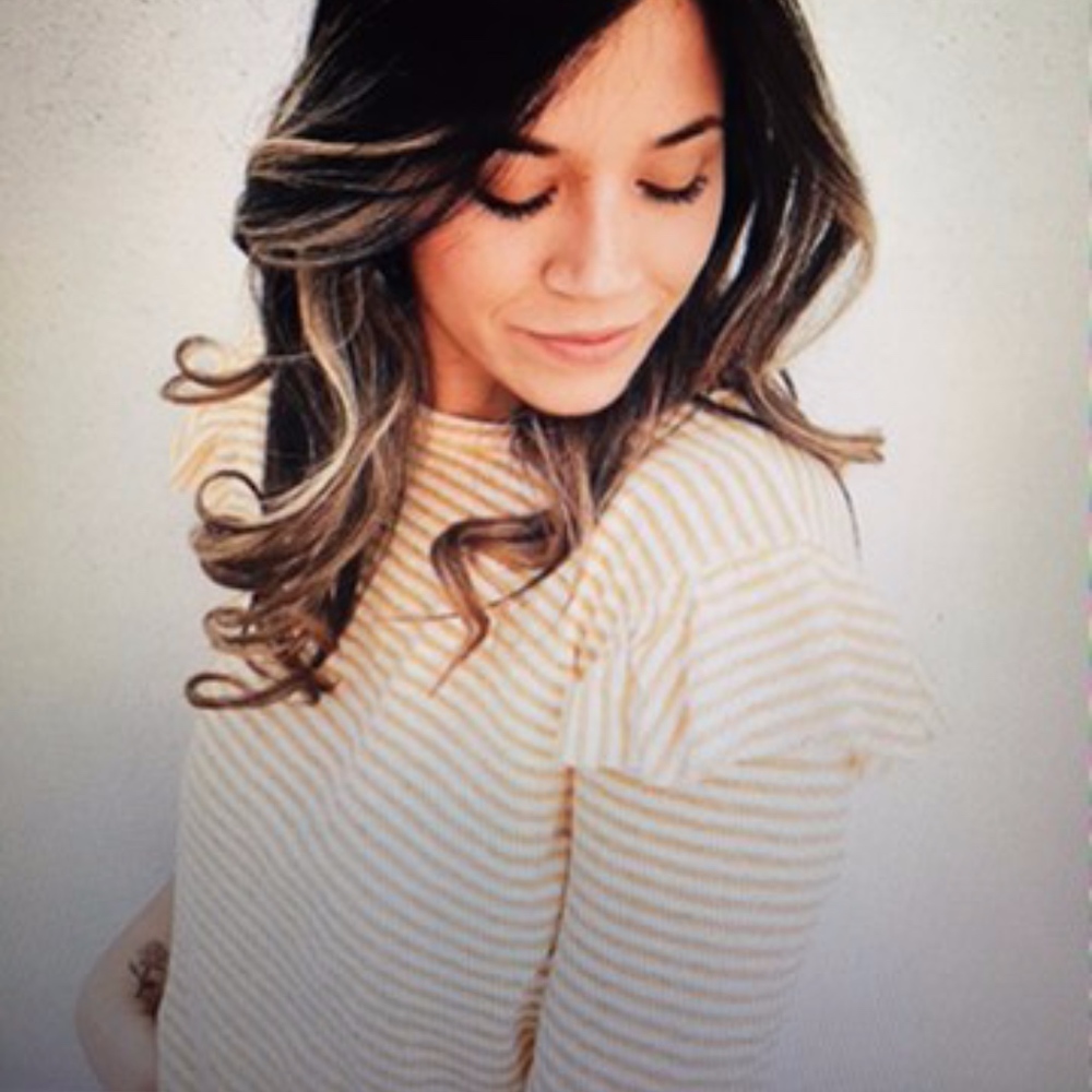 Carly Jean Los Angeles Harbor Ruffle Top, Yellow